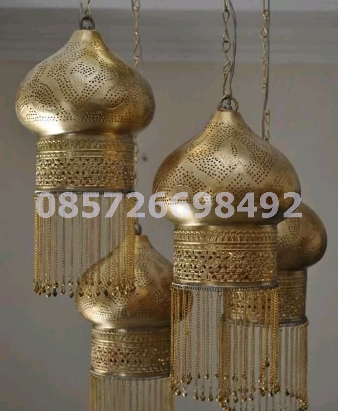 Латунные арабские лампы